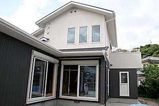 外観・サイディング施工状況
