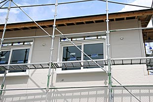 外観・開口部とサイディング施工