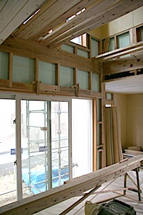 1階・開口部施工状況