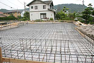 土台・施工状況