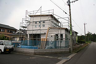 外観・サイディング施工状況1