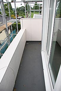 内部・ベランダ施工状況