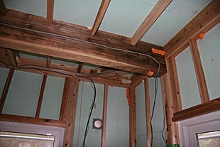 内部・屋根断熱施工1