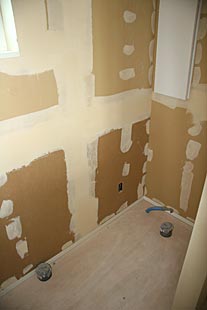 内部・トイレ下地施工