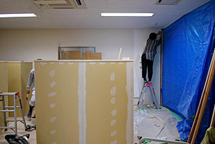 内部・壁面下地施工2