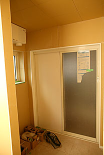 内部・脱衣場下地施工
