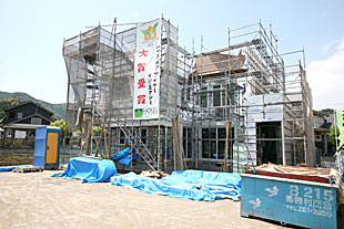 外観・遮熱断熱施工1