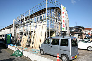 外観・遮熱施工2