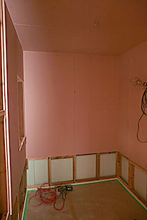 内部・トイレ下地施工