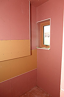 内部・トイレ下地施工