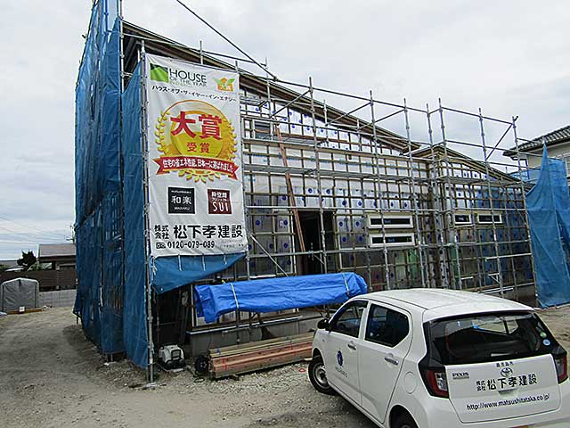 外観・遮熱断熱施工2