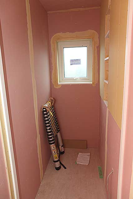 内部・トイレ下地施工