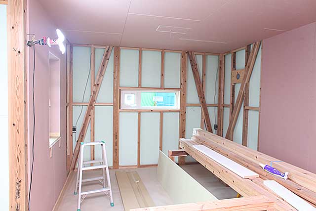 内部・居室下地施工1