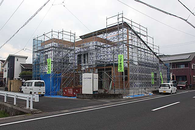 外観・遮熱断熱施工1