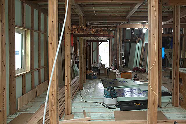 内部・構造施工全景