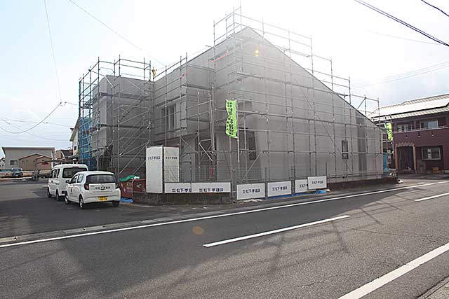 外観・サイディング施工1