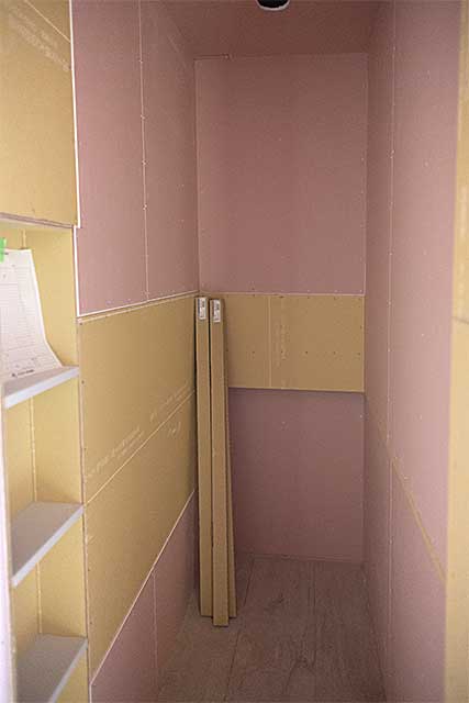 内部・トイレ下地施工