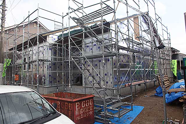 外観・遮熱断熱施工1