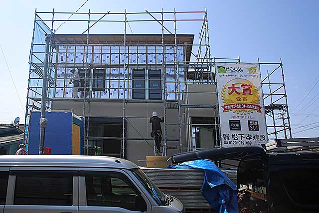 外観・サイディング施工2
