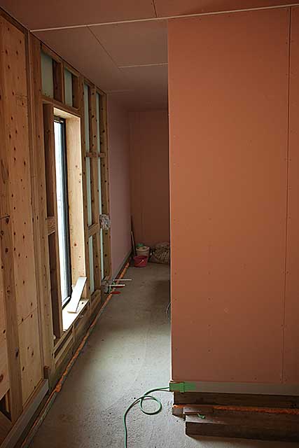 内部・玄関構造施工2