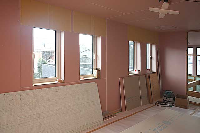 内部・2階 居室下地施工2