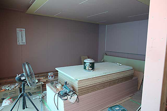 内部・居室下地施工と下地材