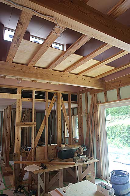 内部・吹抜梁構造2