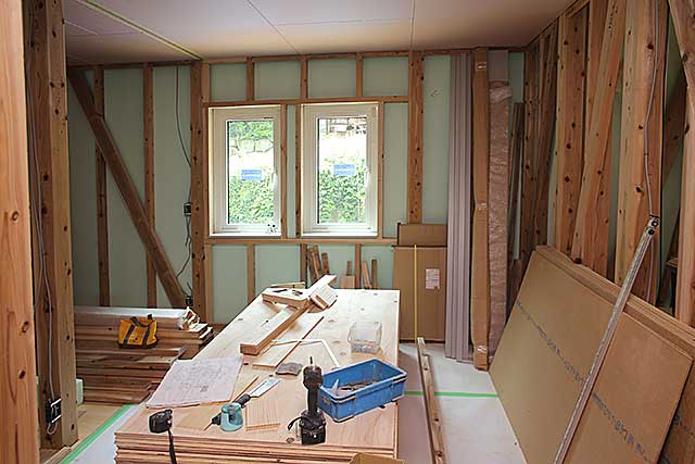 内部・居室下地施工1