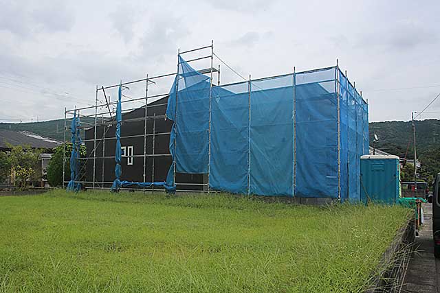 外観・サイディング施工1