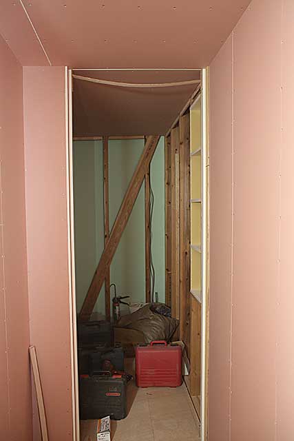 内部・収納下地施工1