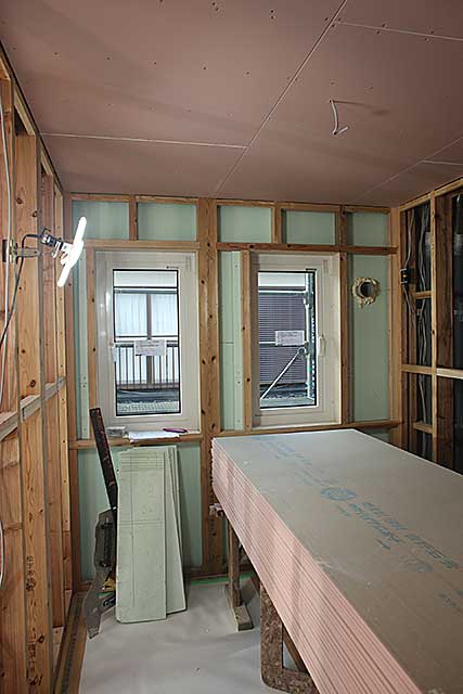 内部・2階 居室下地施工3