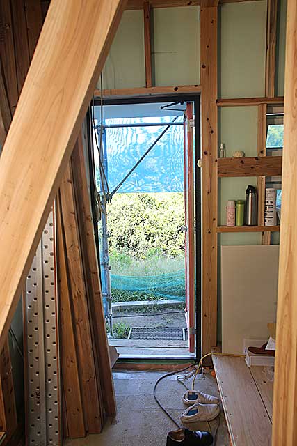 内部・玄関構造施工