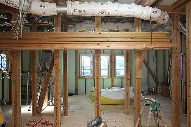 内部・天井配管と配線