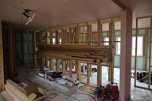 内部・構造躯体施工