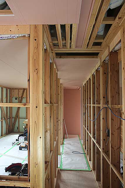 内部・廊下構造施工