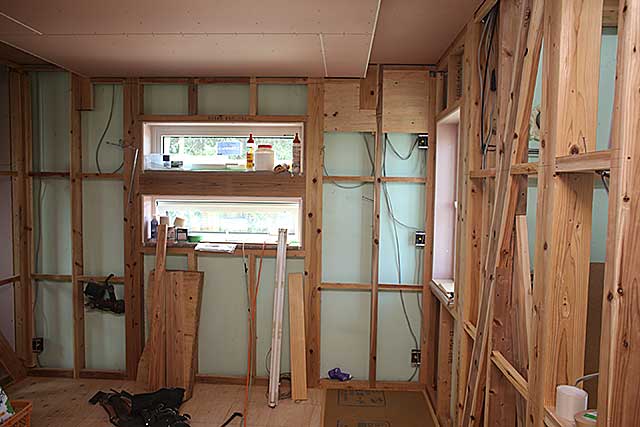 内部・主寝室構造施工