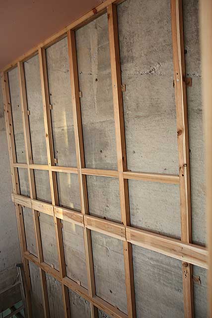 内部・壁面構造躯体