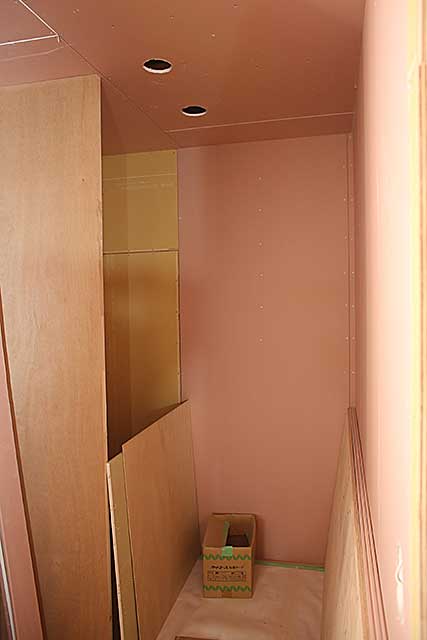 内部・トイレ下地施工