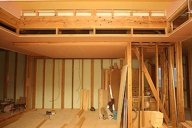 内部・吹抜構造躯体