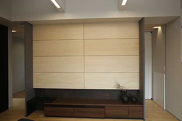 内部・リビングTV棚