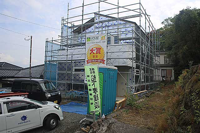 外観・遮熱断熱施工1