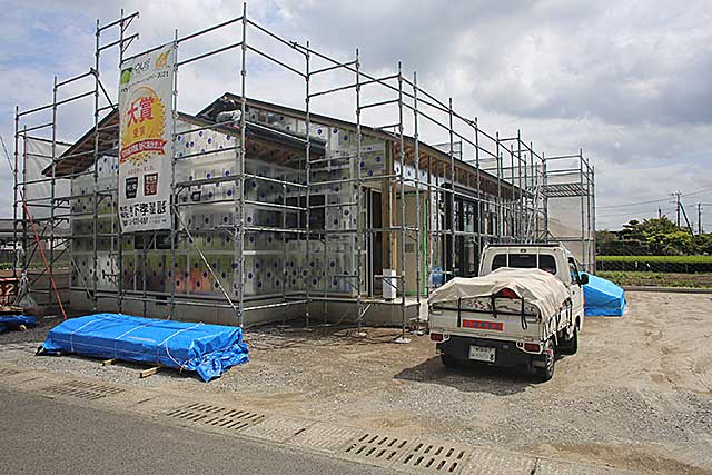 外観・遮熱断熱施工1