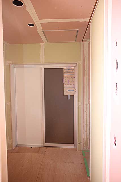 内部・脱衣場下地施工