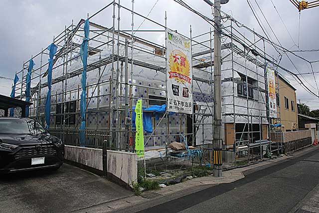 外観・遮熱断熱施工1